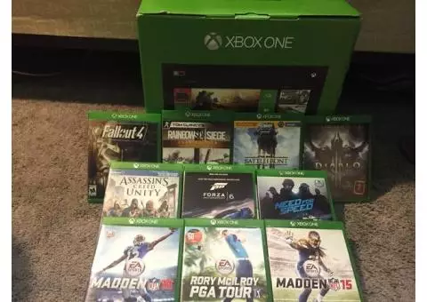 X Box One plus accessories and games